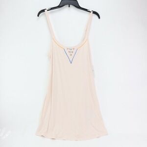 Jenni Sleepwear Womens Sleeveless V Neck Embroidered Lounge Dress XL